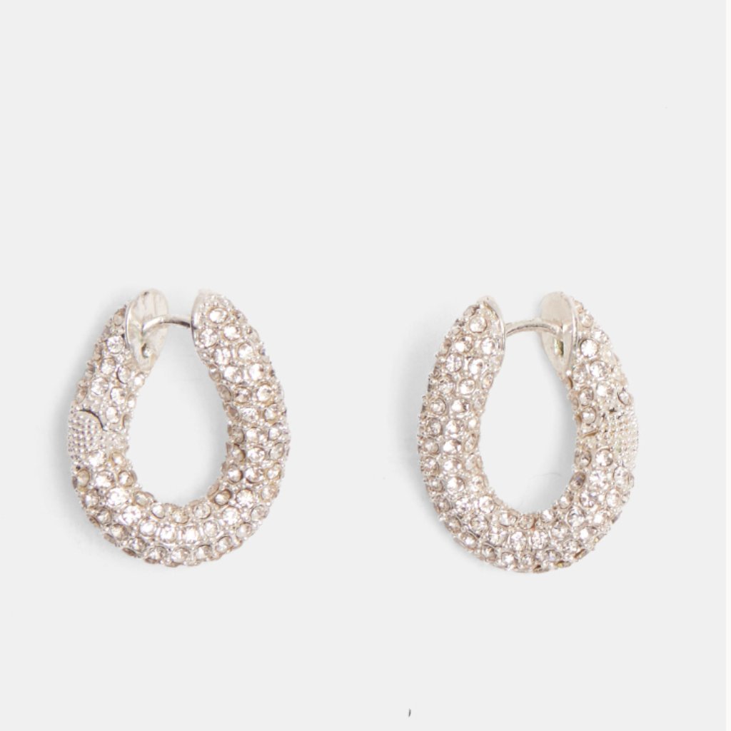 Hush Twisted Pave Earrings